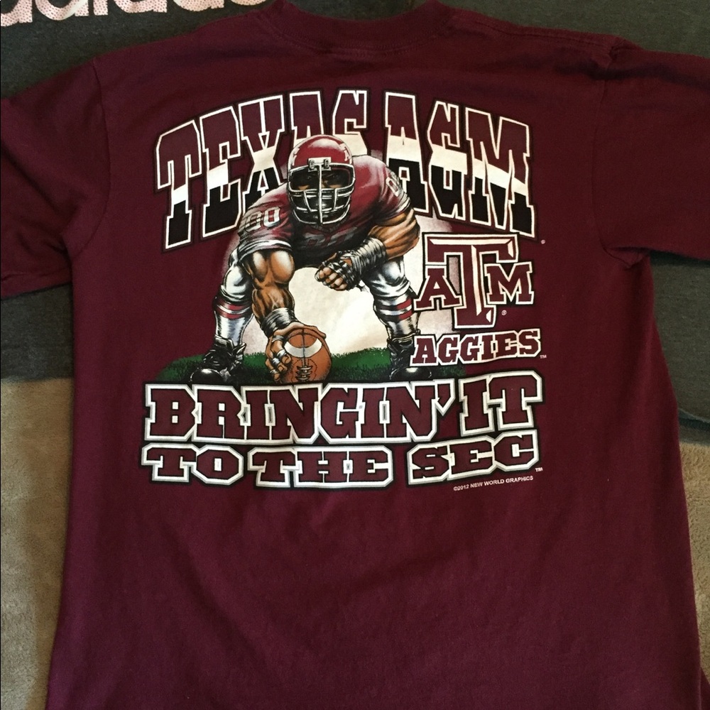 Boys Texas A&M t-shirt